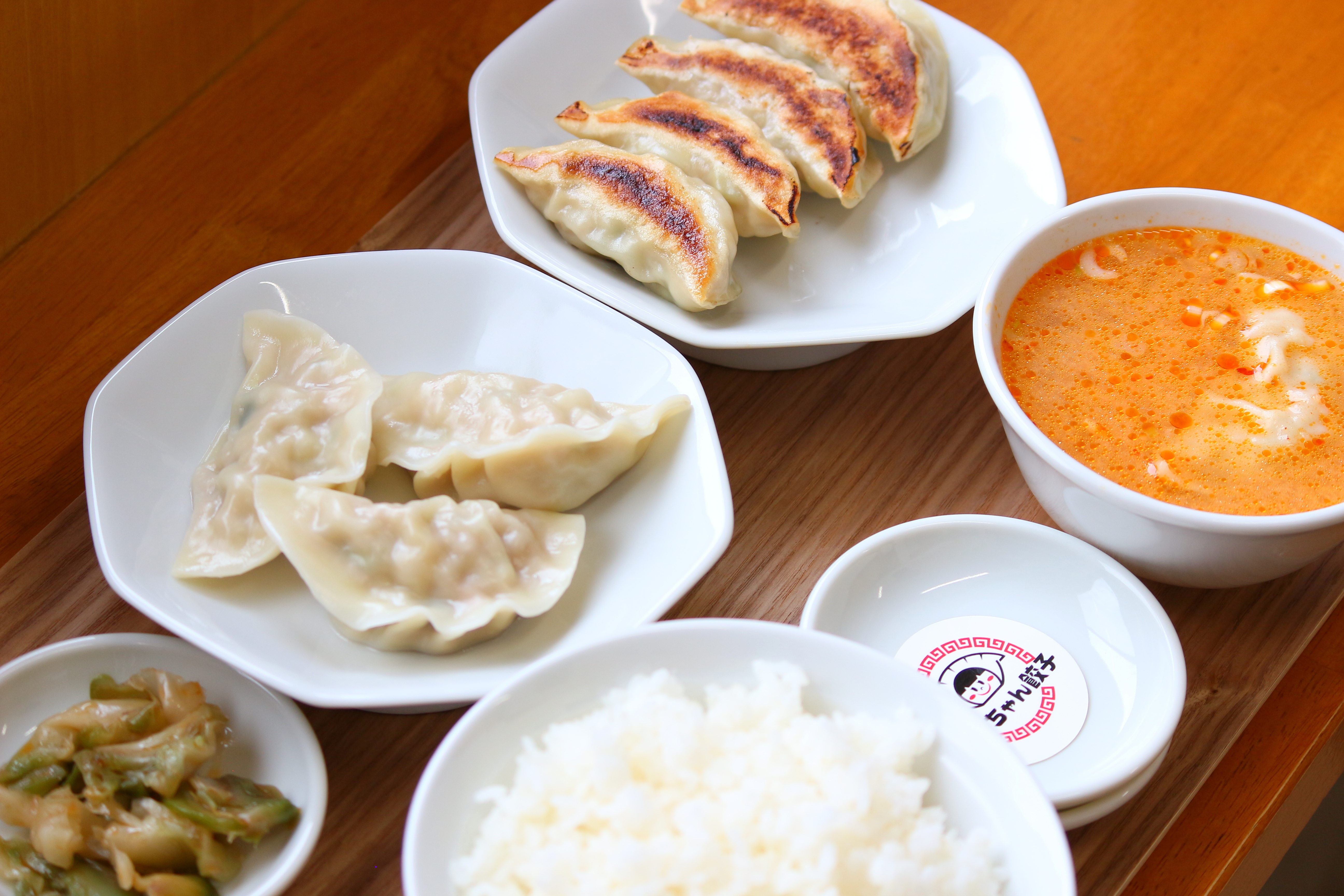 ミッちゃん餃子 ハーフ定食